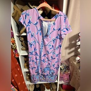 Sophiletta dress by Lilly Pulitzer in purple Iris print